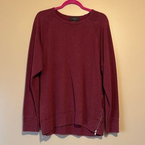 J. Crew Maroon Sweatshirt